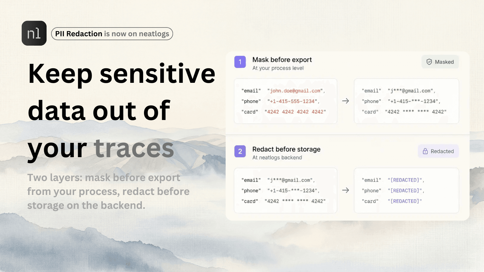 Keep sensitive data out of your traces